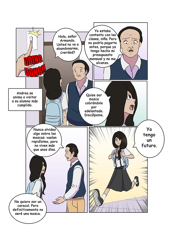 La mosca y el caracol