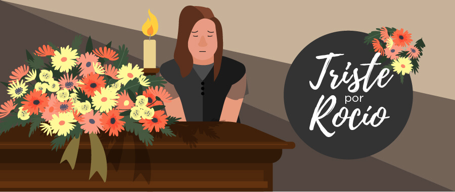 Triste por Rocío