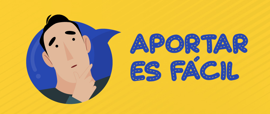 Aportar es fácil 